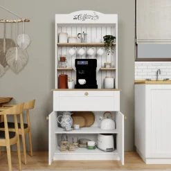 Discount Aamiaiskaappi/kahvipiste Lucas 7 Keittiökaapit