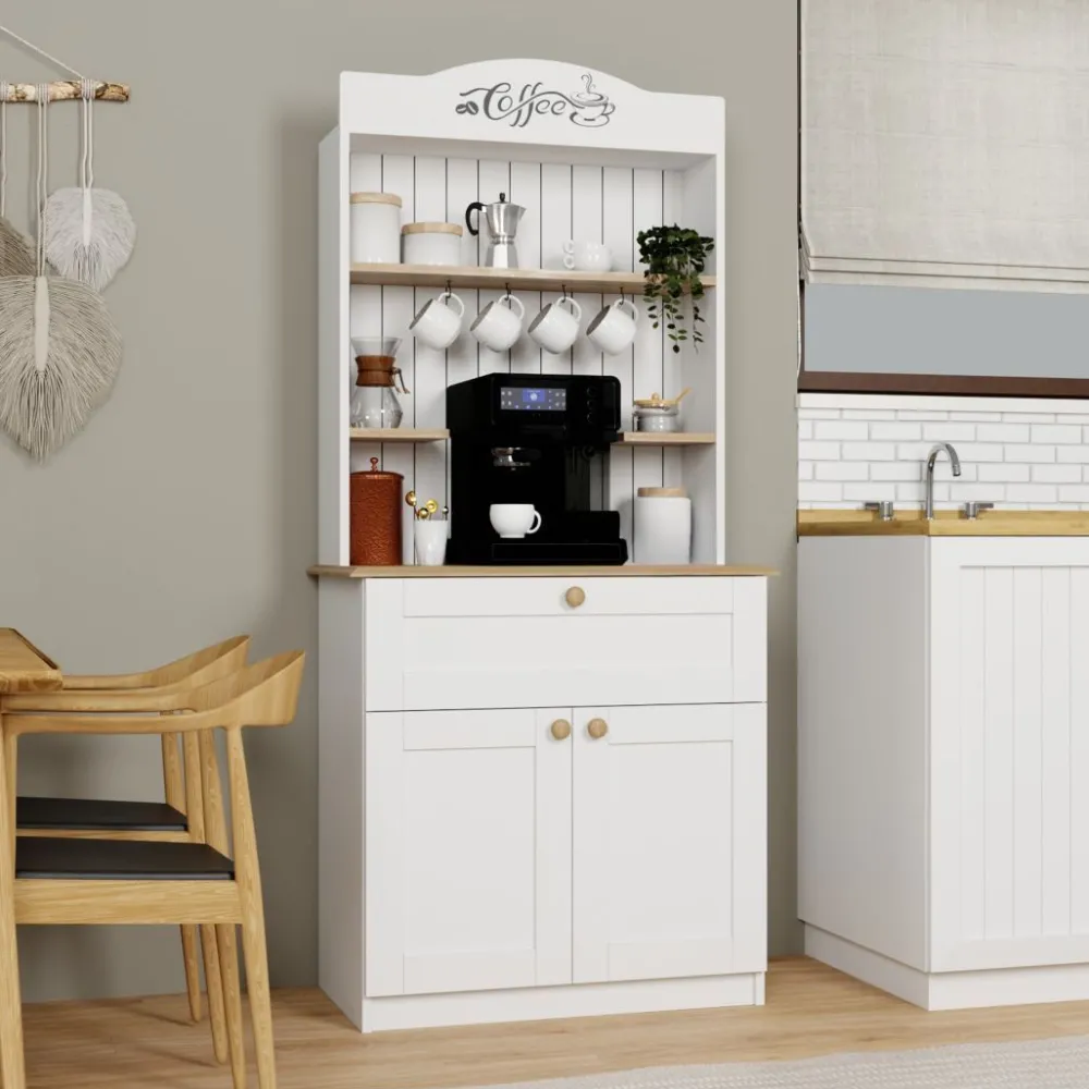 Discount Aamiaiskaappi/kahvipiste Lucas 7 Keittiökaapit