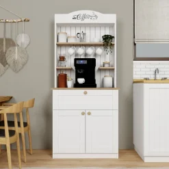 Discount Aamiaiskaappi/kahvipiste Lucas 7 Keittiökaapit