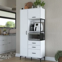 Aamiaiskaappi JE112 - 2958 valkoinen*Linento Furniture Online