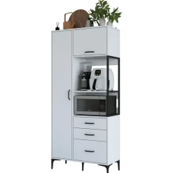 Aamiaiskaappi JE112 - 2958 valkoinen*Linento Furniture Online