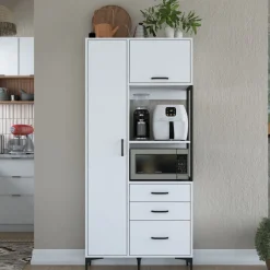 Aamiaiskaappi JE112 - 2958 valkoinen*Linento Furniture Online