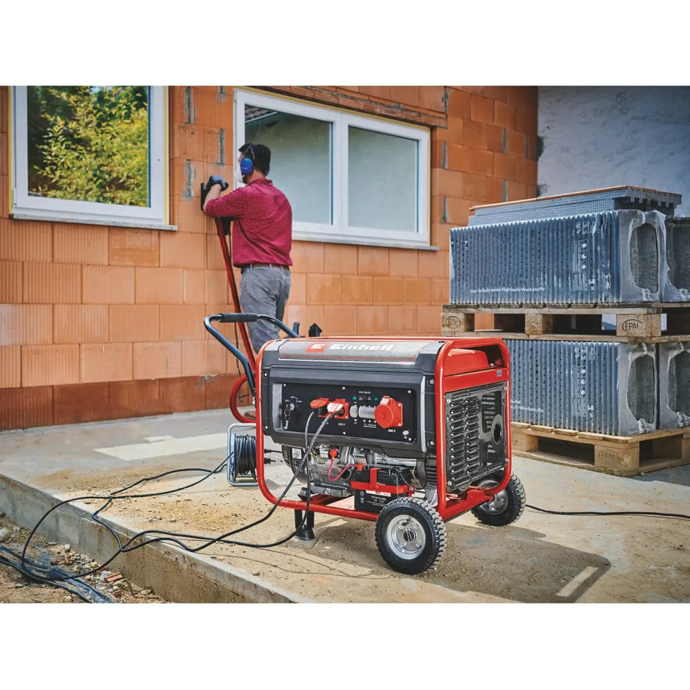 Aggregaatti TC-PG 65/E5 2x230V 1x400V sähköstartti*Einhell