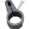 Aitaelementin yksittäiskiinnike Ø60mm harmaa*Hortus Outlet