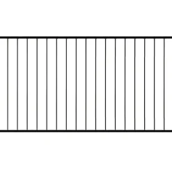 Aitaelementti Garden 180 x 100 cm musta alumiini*Green Land Discount