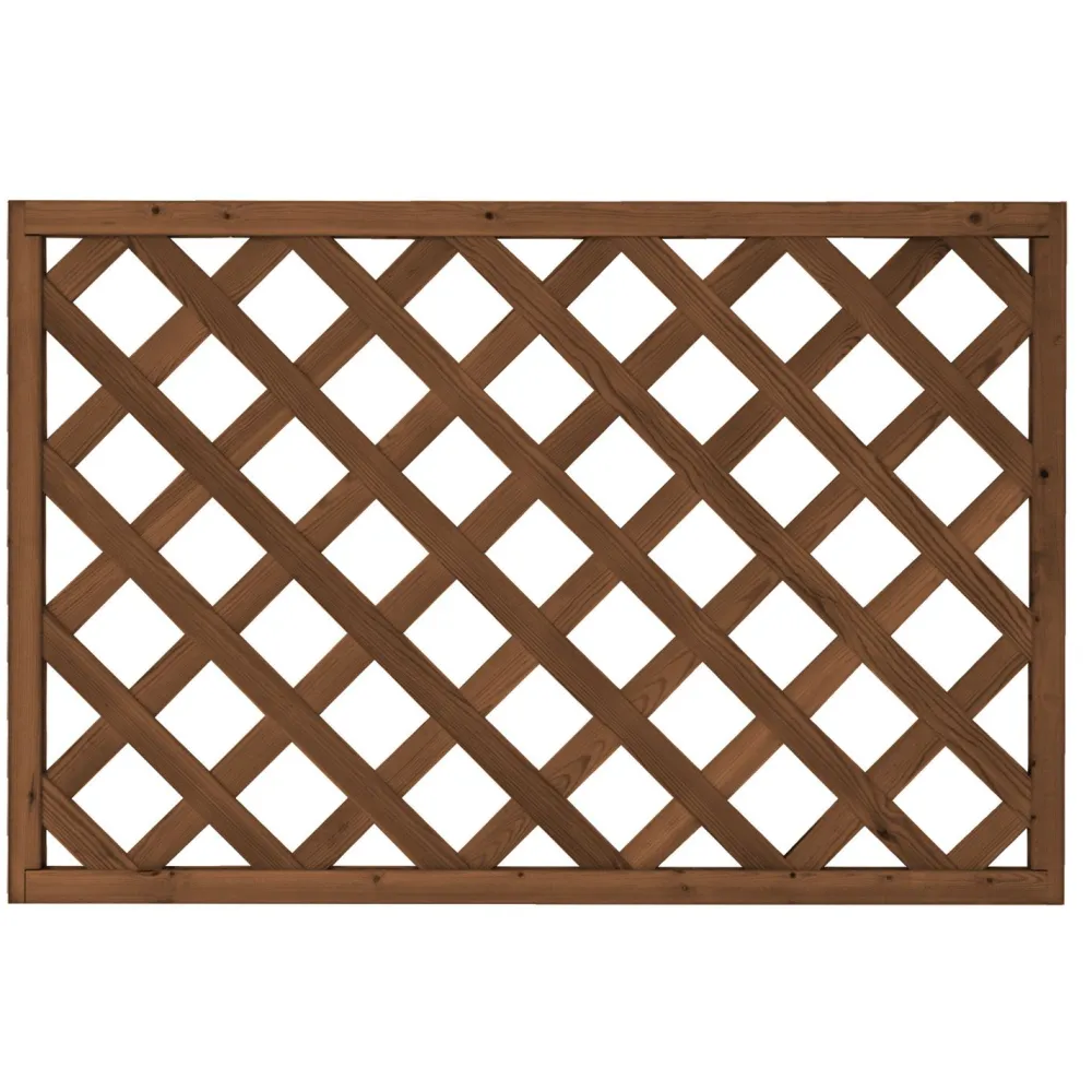 Aitaelementti Lehto A07R 1200x800 mm vinoristikko ruskea*Tammiston puu Hot