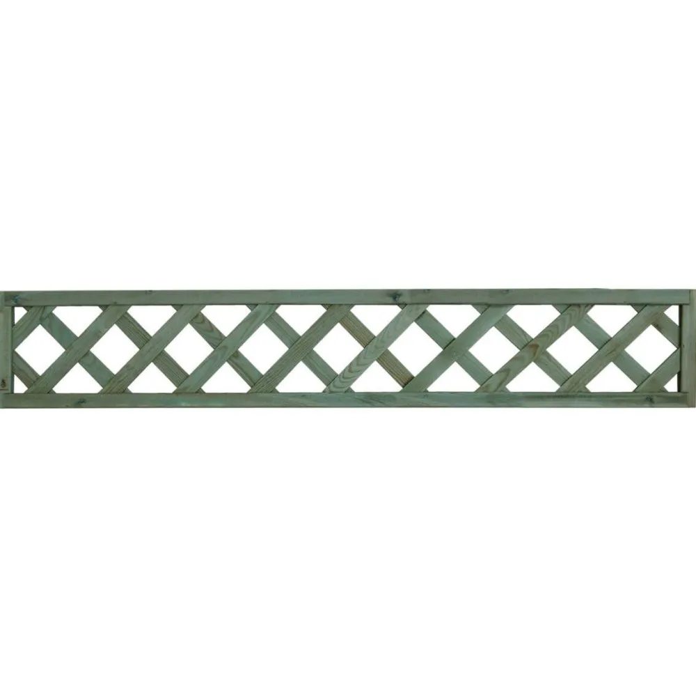 Clearance Aitaelementti Lehto A62 1800x300 mm vinoristikko vihreä Aitaelementit