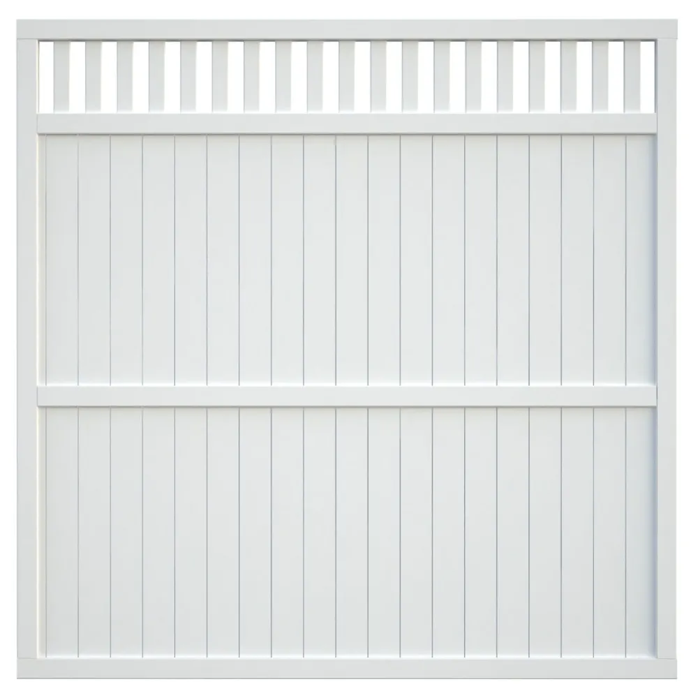 Aitaelementti Elke 1 180x180 cm valkoinen 5 kpl/pkt*Palmako Outlet