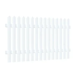 Clearance Aitaelementti Lovisa 10 100x180 cm valkoinen 5 kpl/pkt Aitaelementit