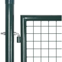 Aitaportti teräs 306x150cm vihreä*FinePRICE Outlet
