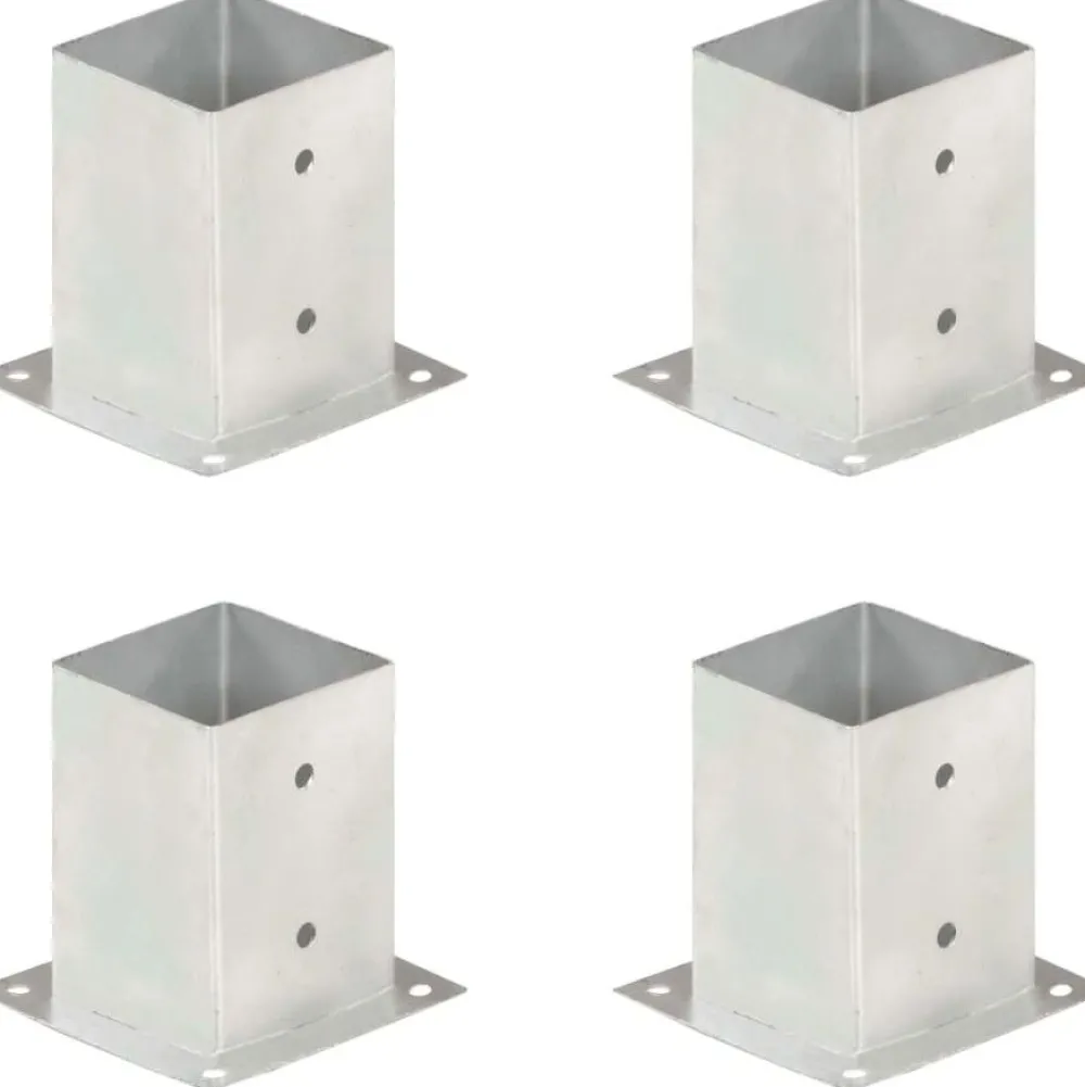 Aitatolpan jalat 4kpl galvanoitu 101mm*FinePRICE Discount