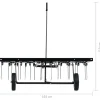 Ajettavan ruohonleikkurin hara 100 cm (47891)*FinePRICE Best