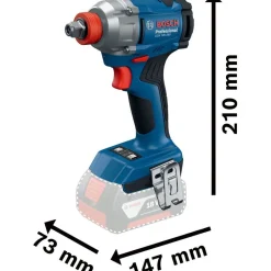 Best Akkuiskumutterinväännin Bosch Professional GDX 18V-285 Solo 18V ilman akkua Mutterinvääntimet