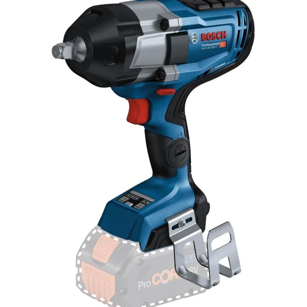 Akkuiskumutterinväännin Bosch Professional GDS 18V-1000 C Solo 18V ilman akkua*Bosch Power Tools Discount
