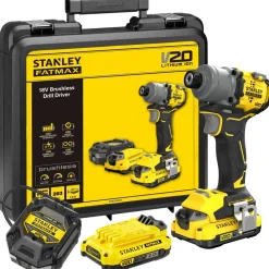 Hot Akkuiskuruuvinväännin Fatmax V20 SFMCF830D2K-QW 3SP 18V 2x2,0 Ah akuilla + salkku Ruuvinvääntimet