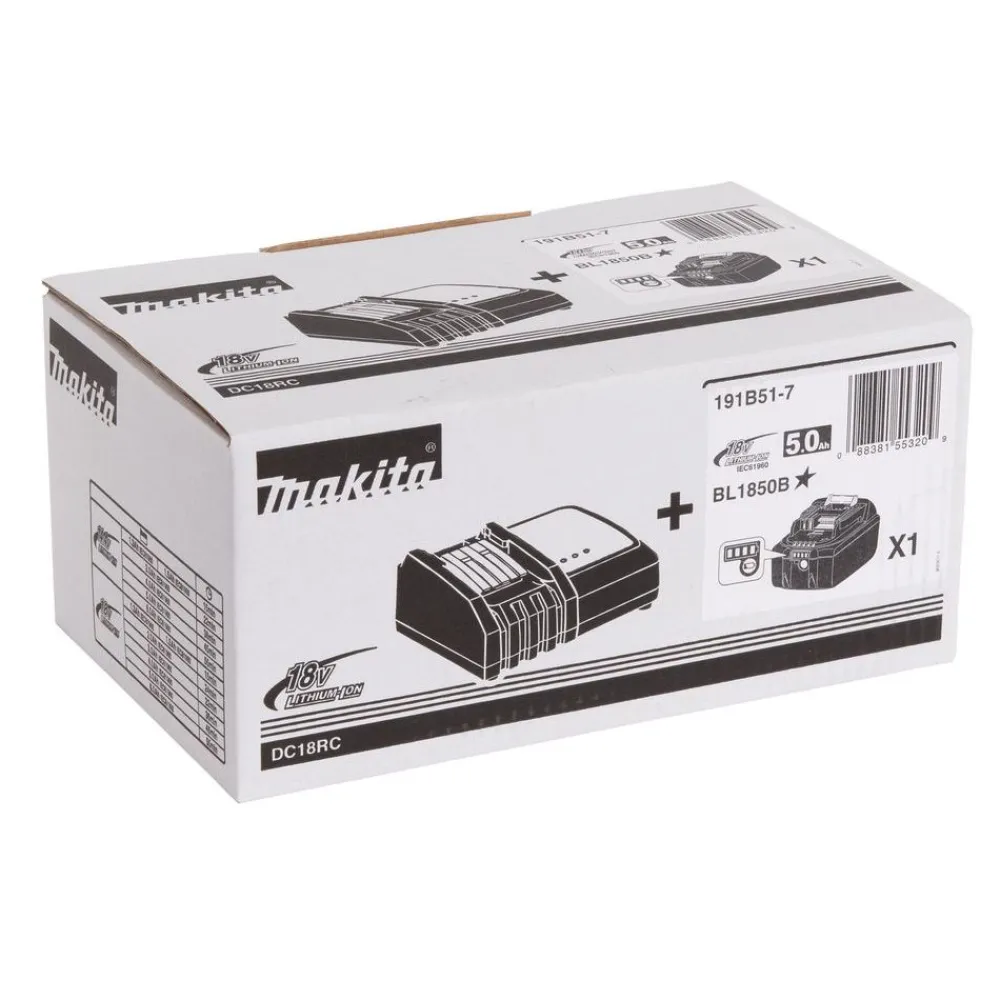 Clearance Akku ja latauslaite Powerpack 18V 5,0 Ah 191B51-7 Akut Ja Laturit