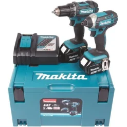 Akkukonesarja LXT DDF482+DTD152 18V 2x4,0 Ah akuilla + Makpac*Makita New