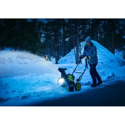 Sale Akkulumilinko ONE+ RY18STX45A-0 45 cm 2x18V ilman akkuja Akkukäyttöiset Lumilingot