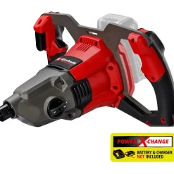 Akkumaali- ja laastisekoitin PXC TP-MX 18-2 Li BL-Solo 18V ilman akkua*Einhell Clearance