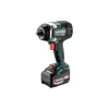 Akkumutterinväännin SSW 18 LTX 800 BL 1/2" sisältää 2x5.2Ah akut ja laturin*Metabo