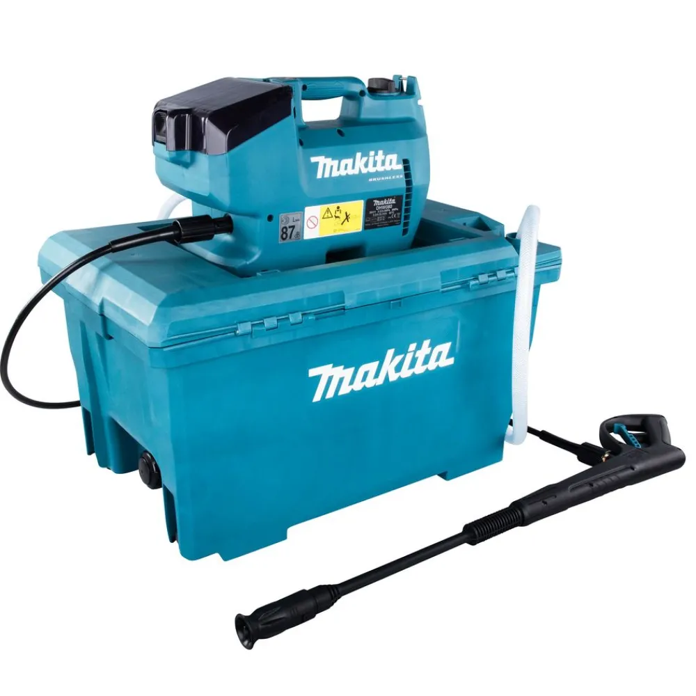 Akkupainepesuri LXT DHW080ZK 80 bar 380 l/h 2x18V ilman akkuja*Makita Hot