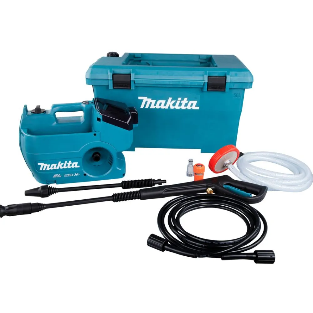 Akkupainepesuri LXT DHW080ZK 80 bar 380 l/h 2x18V ilman akkuja*Makita Hot