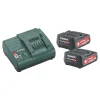 Akkupaketti 12V 2x2.0 Ah laturilla SC 30*Metabo New