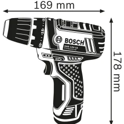 Akkuporakone Bosch Professional GSR 12V-15 12V 2x2,0 Ah akuilla + Bag*Bosch Power Tools Online