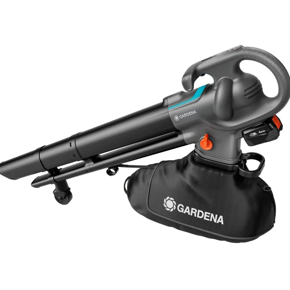 Clearance Akkupuhallin-imuri PowerJet Collect P4A 18V 4,0 Ah akulla Lehtipuhaltimet