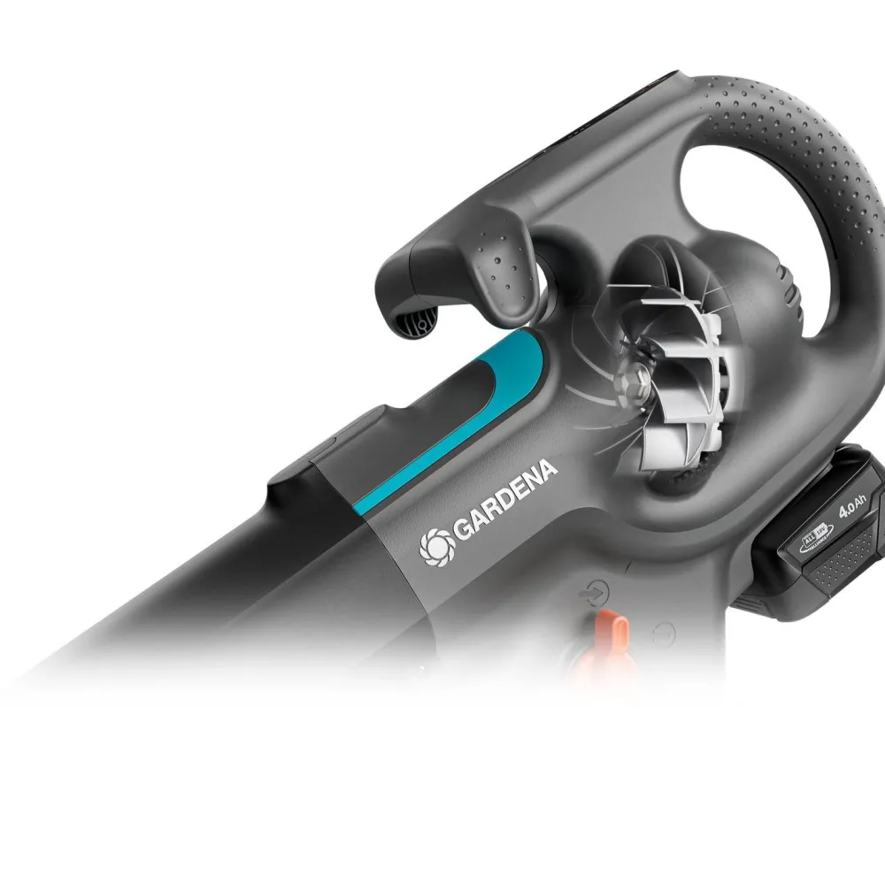 Clearance Akkupuhallin-imuri PowerJet Collect P4A 18V 4,0 Ah akulla Lehtipuhaltimet
