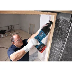 New Akkupuukkosaha Bosch Professional GSA 18V-Li Solo 18V ilman akkua + L-Boxx Puukkosahat