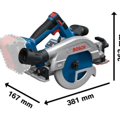 Best Akkupyörösaha Bosch Professional GKS 18V-57-2 GX Solo 18V ilman akkua + FSN 440 X Pyörösahat