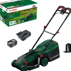 Outlet Akkuruohonleikkuri Bosch Rotak 18V-34 18V 4,0 Ah akulla Akkuruohonleikkurit