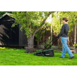 Clearance Akkuruohonleikkuri Bosch Rotak 18V-34 Solo 18V ilman akkua Akkuruohonleikkurit