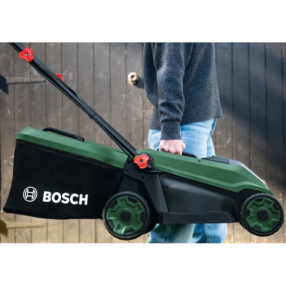 Clearance Akkuruohonleikkuri Bosch Rotak 18V-34 Solo 18V ilman akkua Akkuruohonleikkurit
