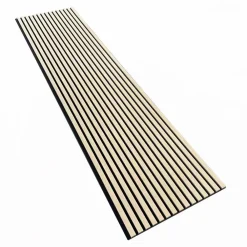 Akustiikkalevy rimapaneeli, 21x605x2400mm, vaalea tammi puuviilu*Aarni Outlet