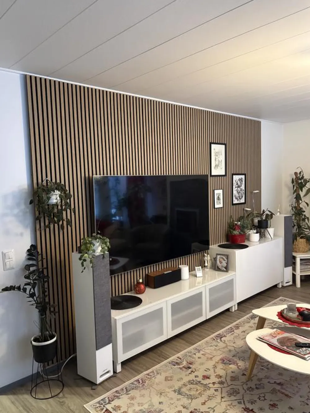 Sale Akustiikkalevy rimapaneeli, 21x605x2400mm, öljytty tammi puuviilu Sisustuslevyt|Rimaseinät
