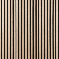 New Akustiikkalevy Premium, 22x605x2440mm, saarni puuviilu Sisustuslevyt|Rimaseinät