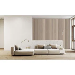 New Akustiikkalevy Premium, 22x605x2440mm, saarni puuviilu Sisustuslevyt|Rimaseinät
