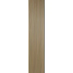 Akustiikkalevy Quanti, 18x520x2440mm, vaalea tammi puuviilu*Fibrotech Hot
