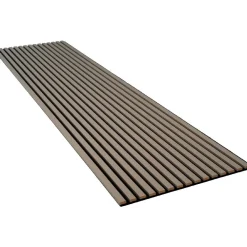 Hot Akustiikkalevy Fog&Venø By Venø, 20x600x2400mm, mdf, hiekanvärinen, musta huopa Sisustuslevyt|Rimaseinät
