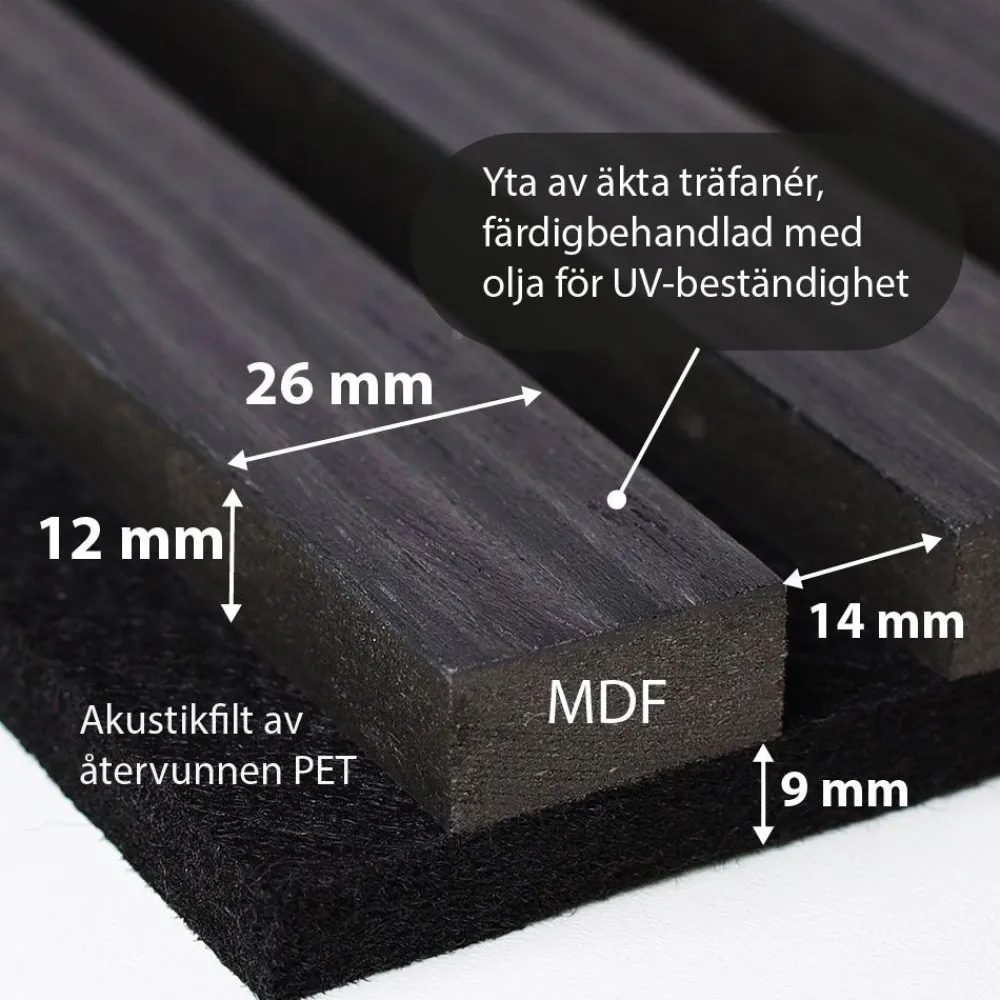 Akustiikkapaneeli Dekor, eri kokoja ja värejä*Landskap Clearance