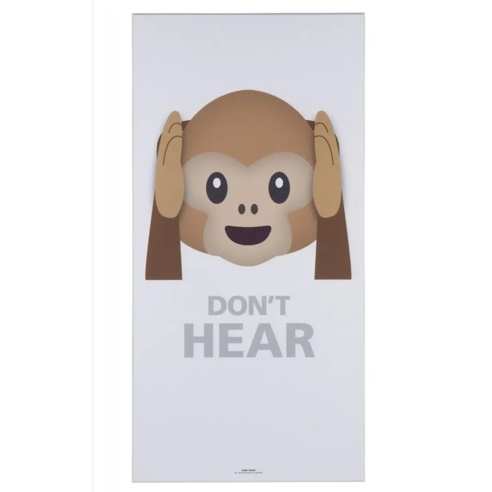 Akustiikkataulu Art Acoustic Don't Hear Abe, 9x600x1200mm*Fibrotech Best