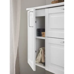 Outlet Allaskaapin sivumoduuli Grace, 300x535mm, soft close, valkoinen Kylpyhuoneen Kaapit