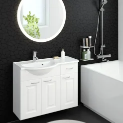 Allaskaappi altaalla Marilyn 900, 900x330/460, valkoinen, eri vaihtoehtoja*Otsoson Discount