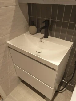 New Allaskaappi altaalla Aalto Plus, valkoinen, vetimetön, eri kokoja Allaskaapit
