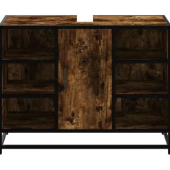 Allaskaappi ilman allasta tekninen puu, 80x33x60 cm, eri värejä (42175)*FinePRICE