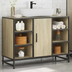 Allaskaappi ilman allasta tekninen puu, 80x33x60 cm, eri värejä (42175)*FinePRICE