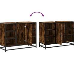Allaskaappi ilman allasta tekninen puu, 80x33x60 cm, eri värejä (42175)*FinePRICE