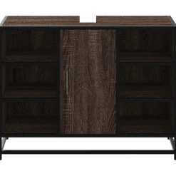 Allaskaappi ilman allasta tekninen puu, 80x33x60 cm, eri värejä (42175)*FinePRICE